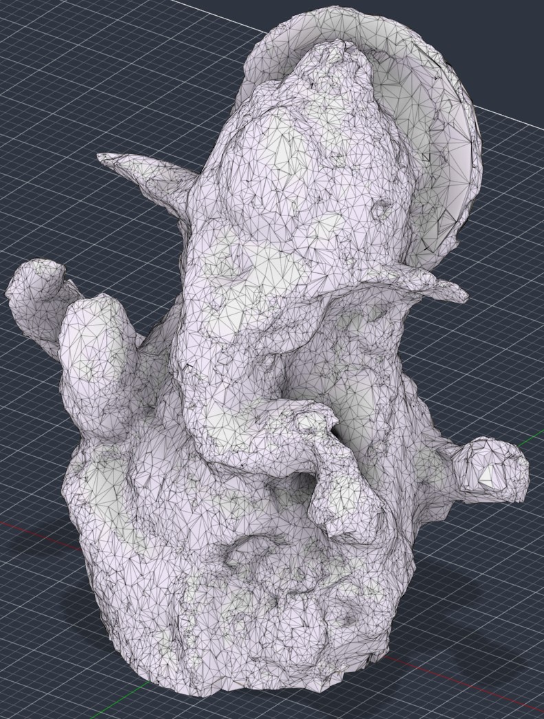 Digital photogrammetry model of the Lord Ganesha statue