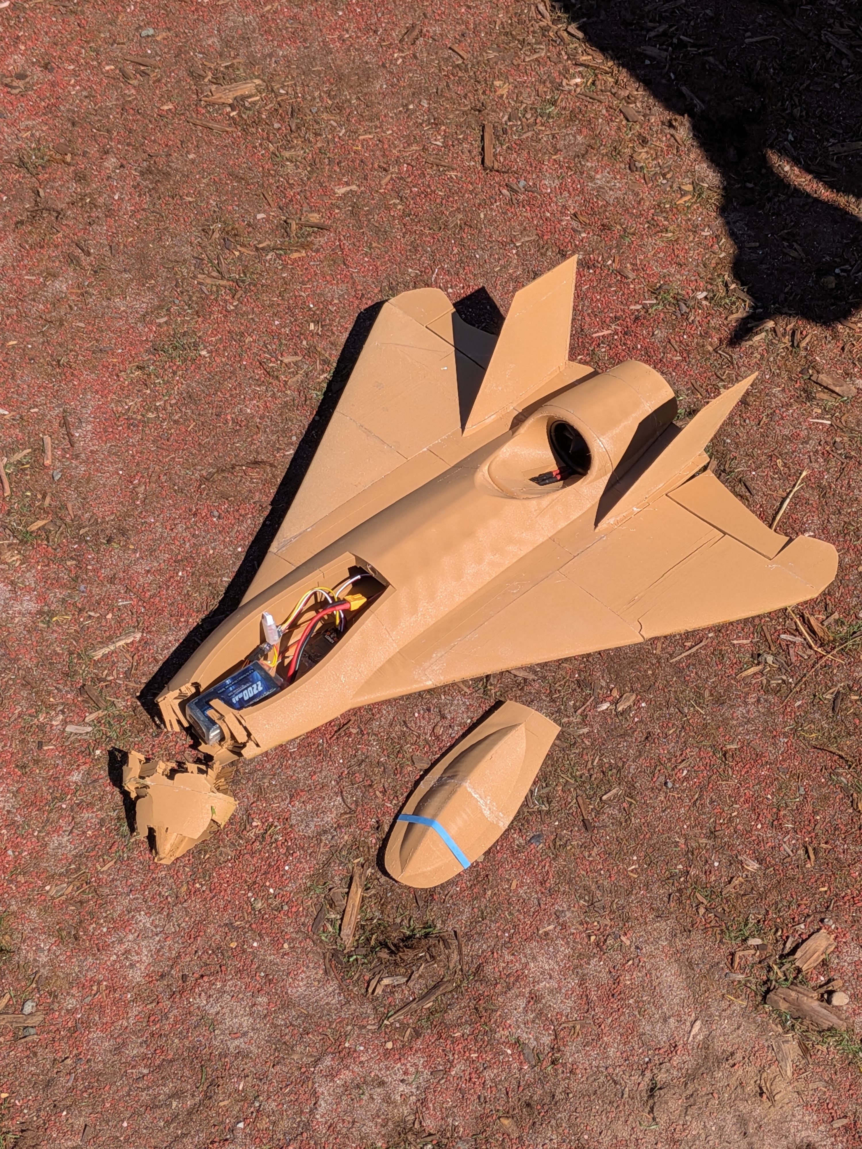 RC aircraft testing and failure analysis