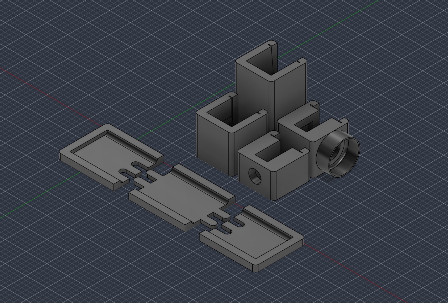 CAD design of the educational wind tunnel